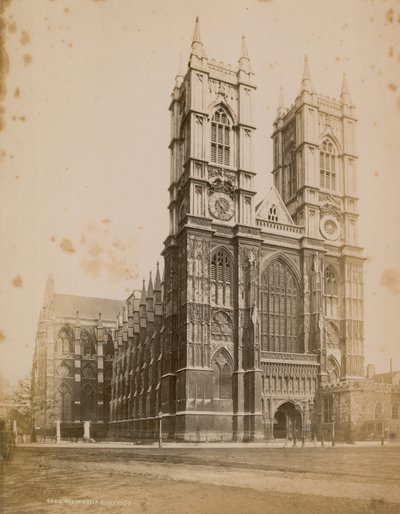 Algemeen uitzicht op Westminster Abbey door English Photographer